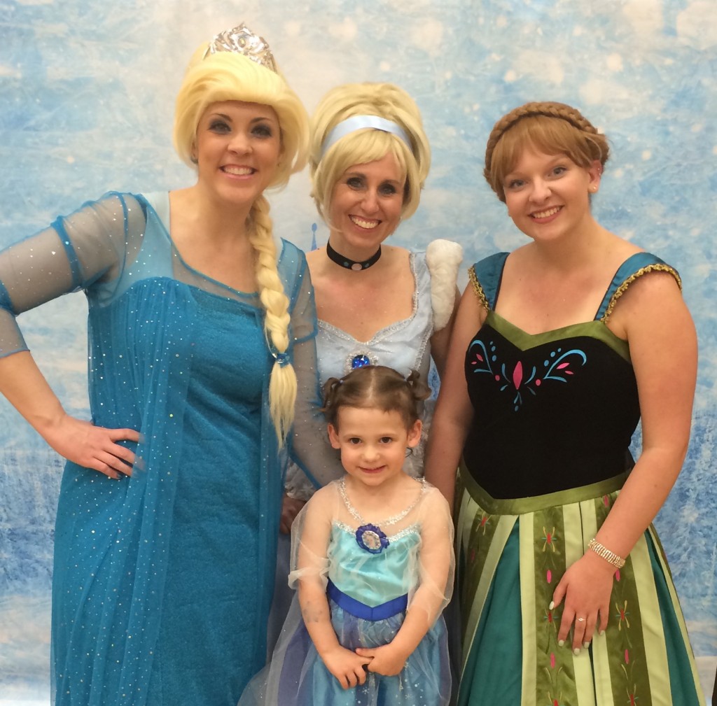 Madiana, Elsa, Anna, and Cinderella