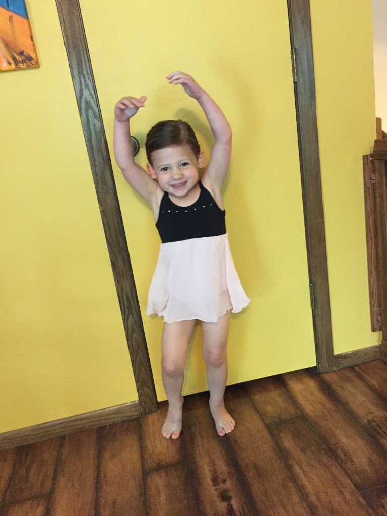 Madiana ready to go to Frozen Dance Camp