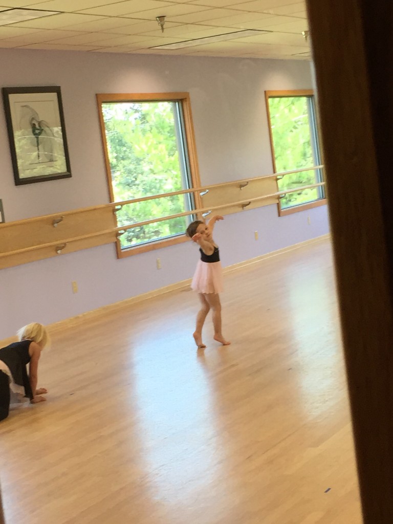 Madiana at Frozen Dance Camp Practicing