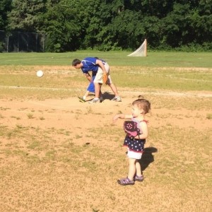 Madiana throwing the Ball