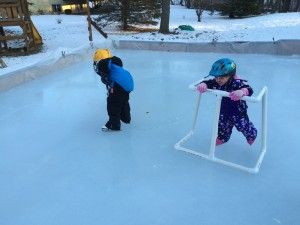 Madiana decides to use the helper in order to learn how to skate around better