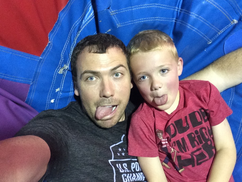 Brecken and Eric being silly