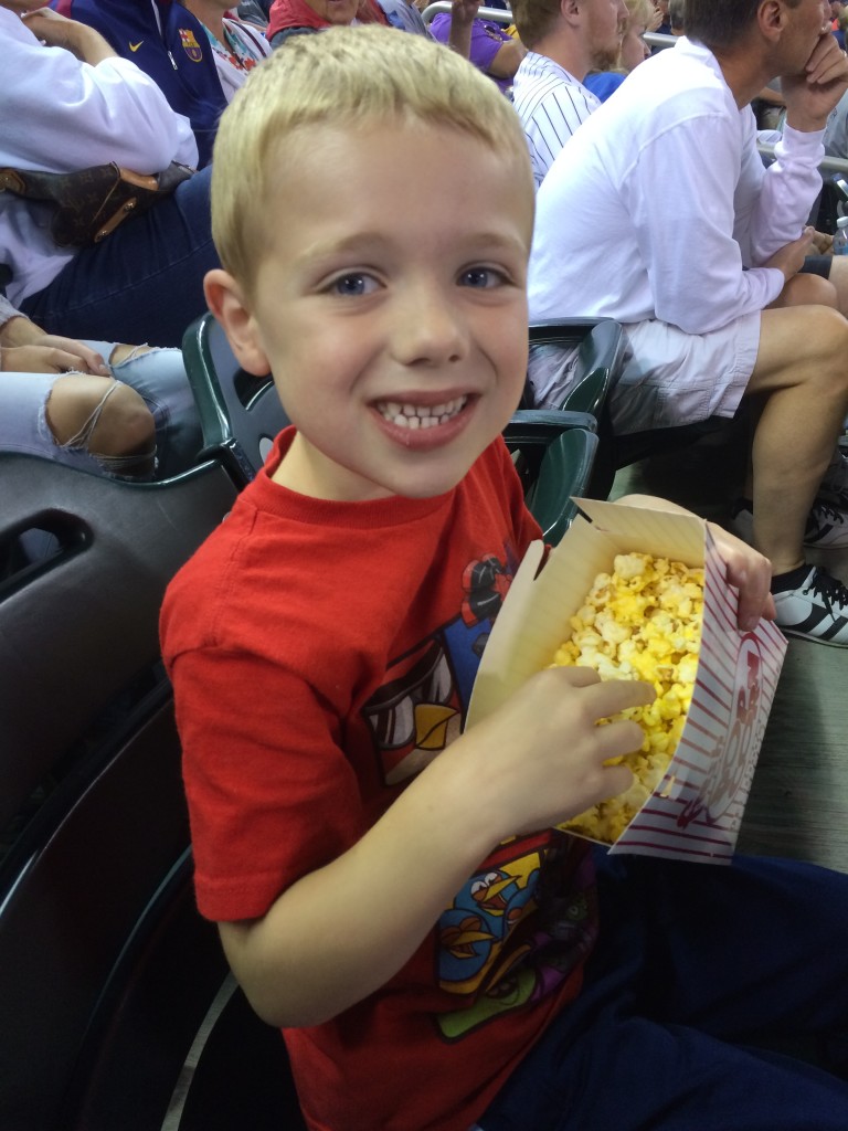 Loving the popcorn