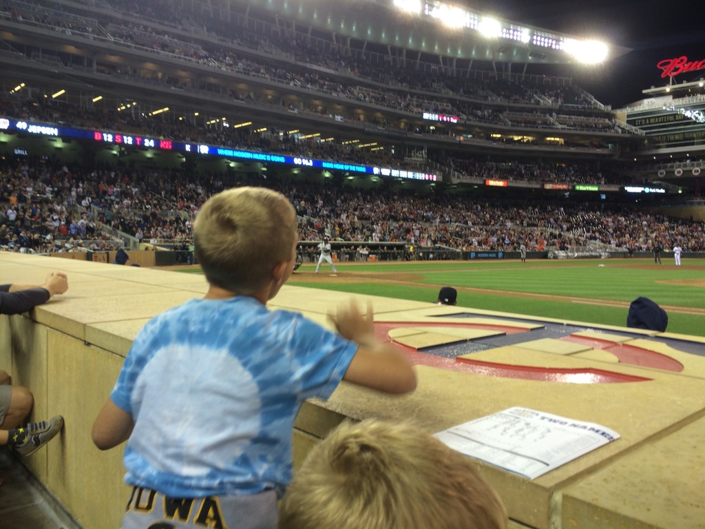 Michael cheering