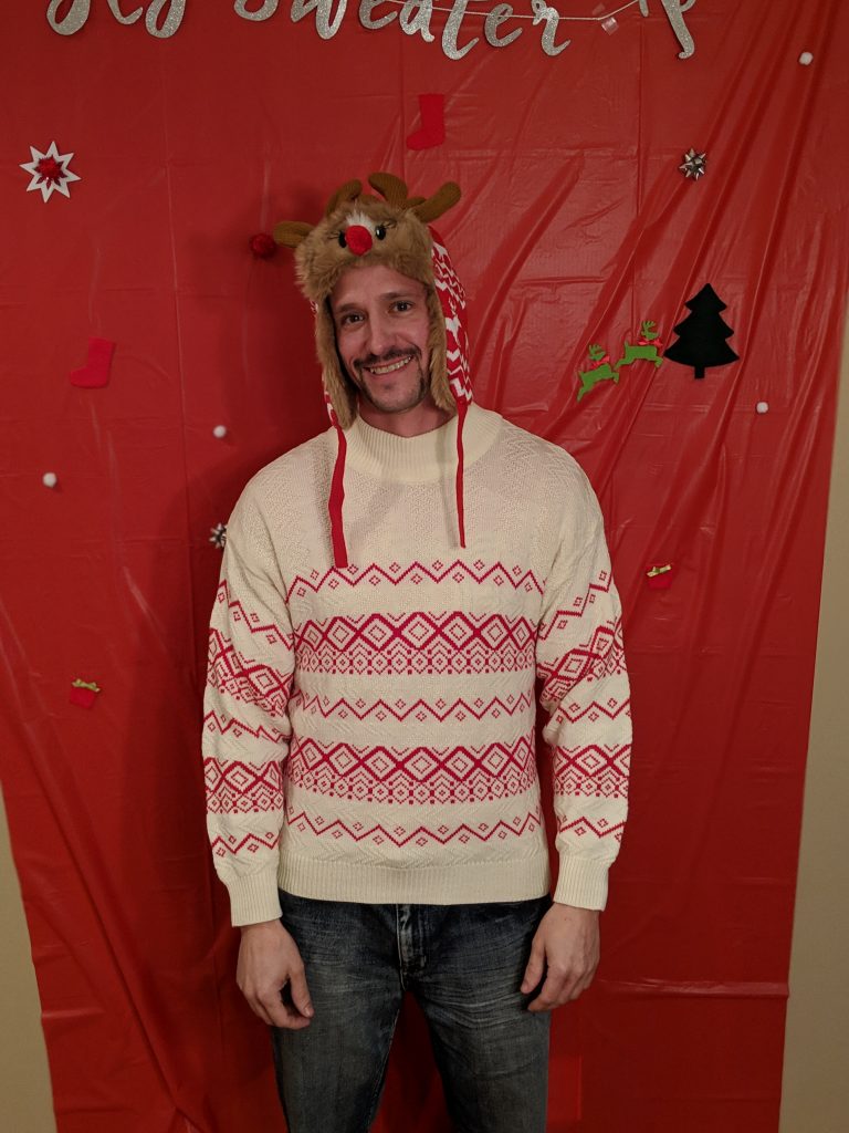 2018 Ugly Sweater Aaron