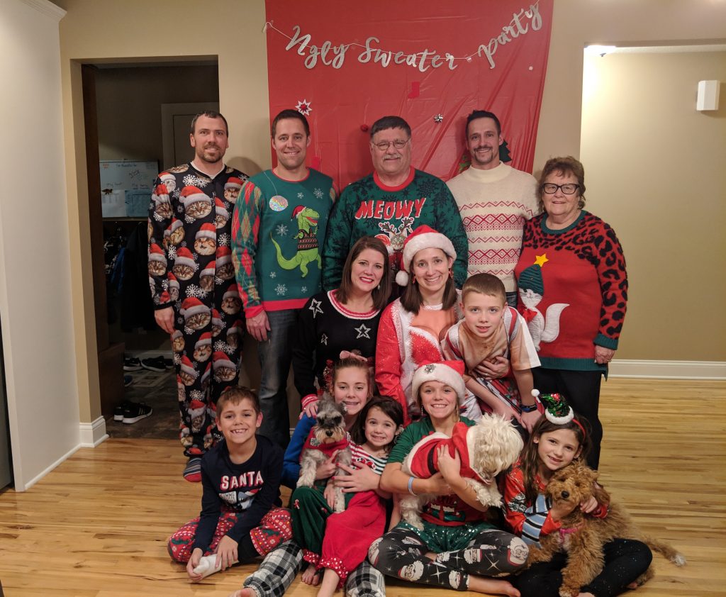 2018 Ugly Sweater Gott Family Photo