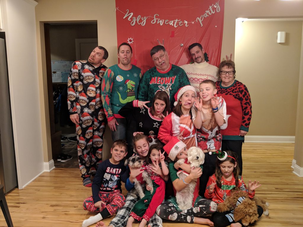 2018 Ugly Sweater Gott Family Photo Funny